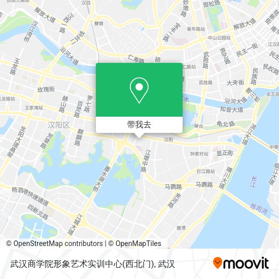 武汉商学院形象艺术实训中心(西北门)地图