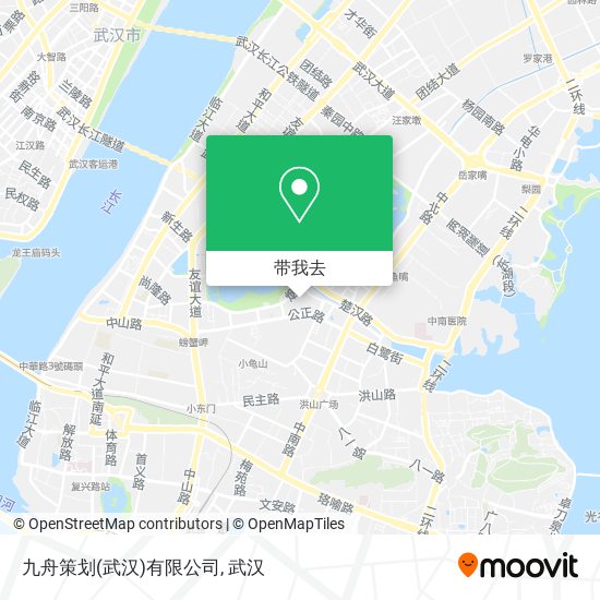 九舟策划(武汉)有限公司地图