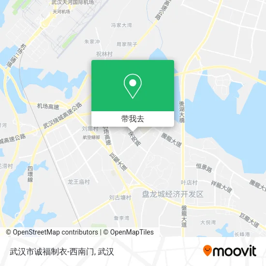 武汉市诚福制衣-西南门地图