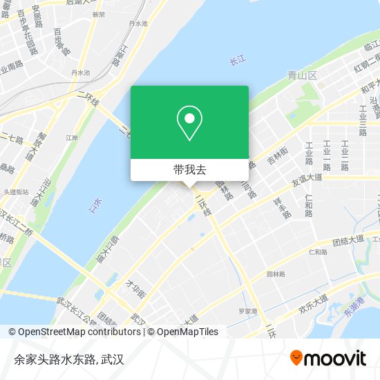 余家头路水东路地图
