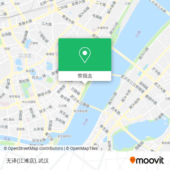 无译(江滩店)地图