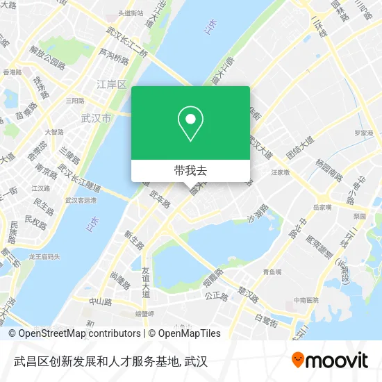 武昌区创新发展和人才服务基地地图