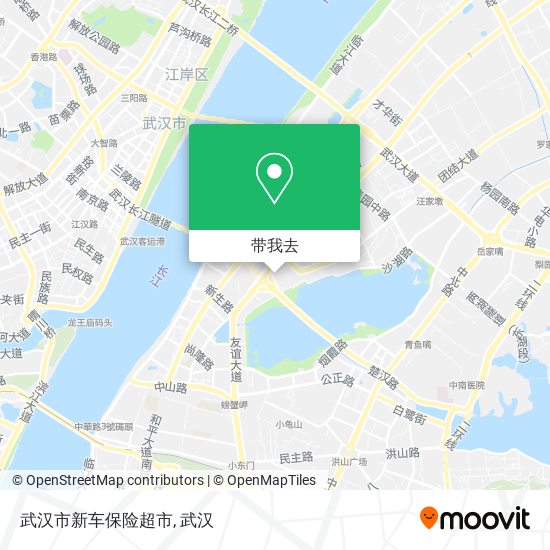 武汉市新车保险超市地图