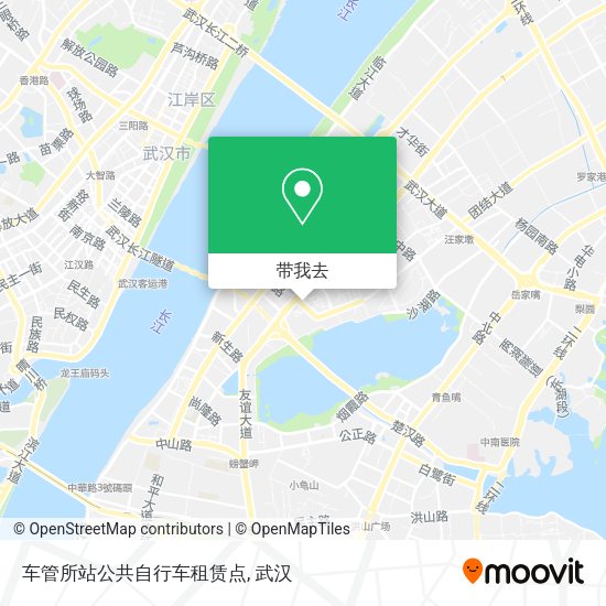 车管所站公共自行车租赁点地图