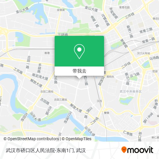 武汉市硚口区人民法院-东南1门地图