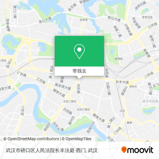 武汉市硚口区人民法院长丰法庭-西门地图