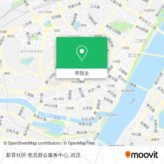 新育社区-党员群众服务中心地图