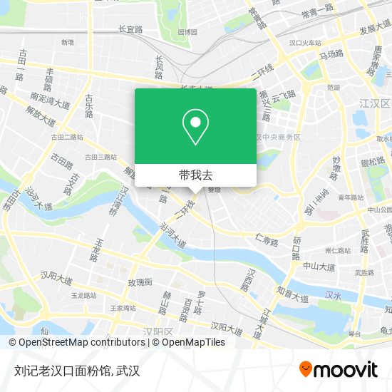 刘记老汉口面粉馆地图