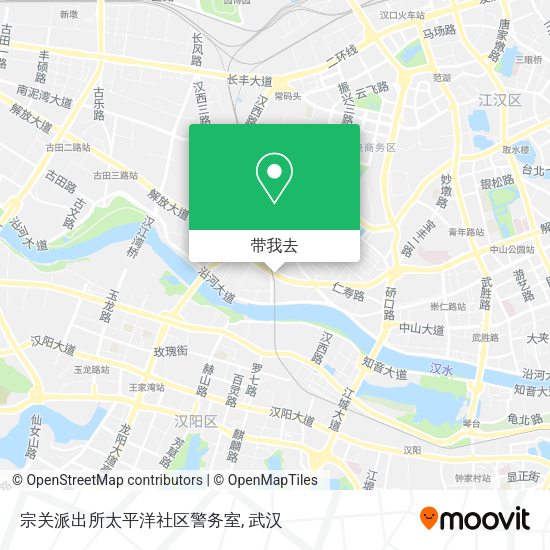 宗关派出所太平洋社区警务室地图