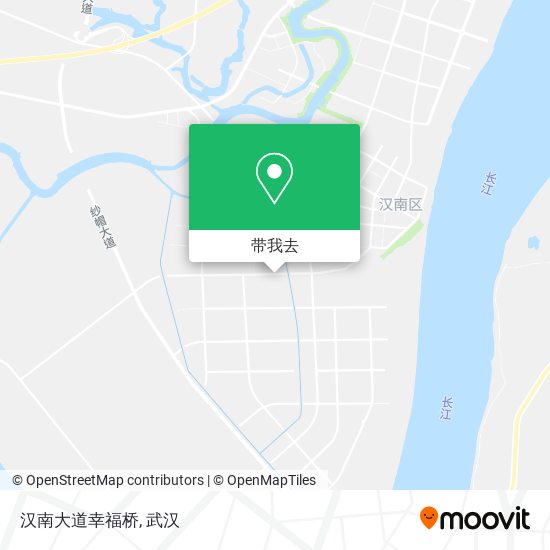 汉南大道幸福桥地图