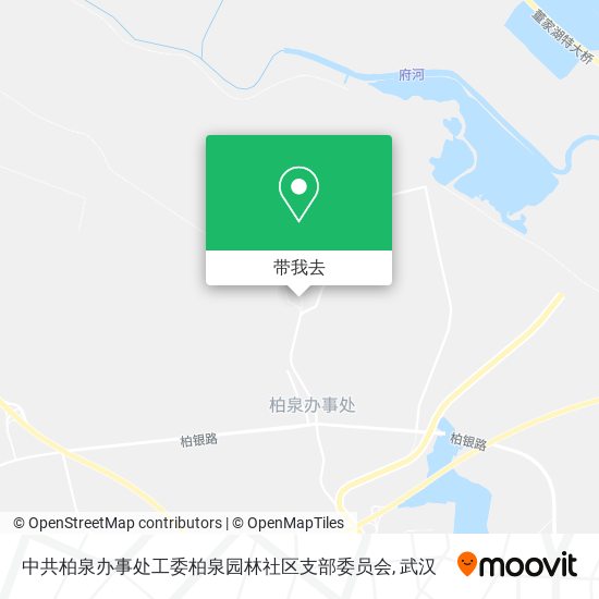 中共柏泉办事处工委柏泉园林社区支部委员会地图