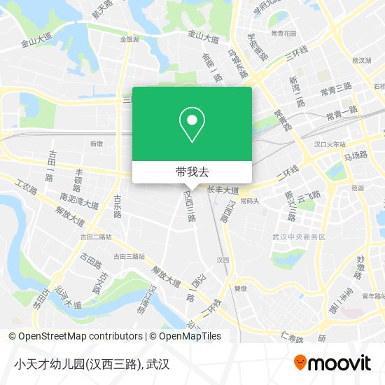 小天才幼儿园(汉西三路)地图