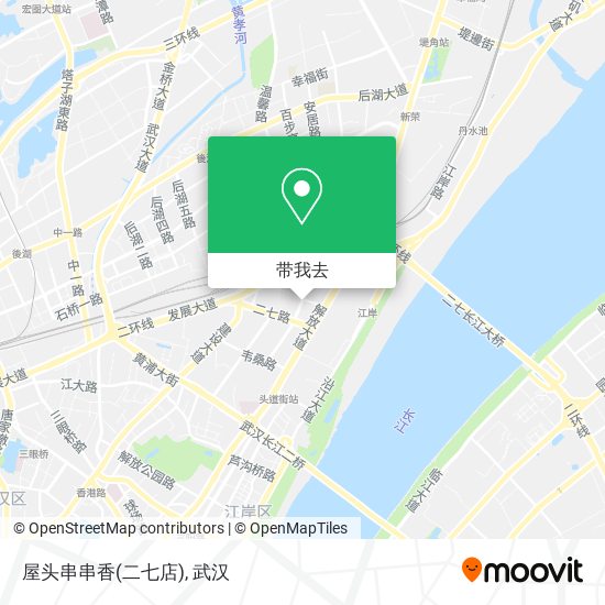 屋头串串香(二七店)地图