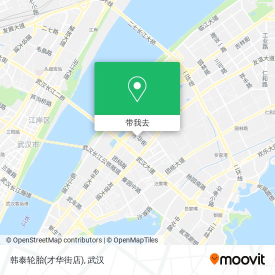 韩泰轮胎(才华街店)地图