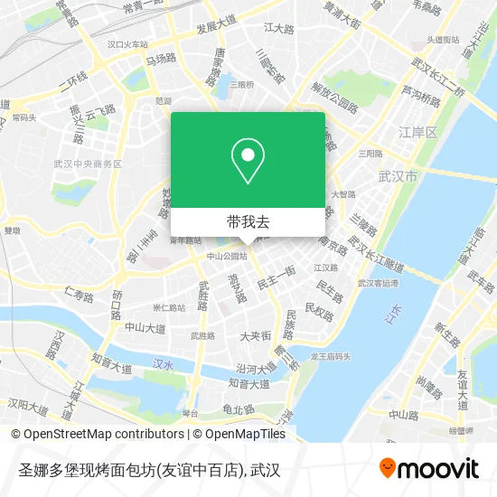 圣娜多堡现烤面包坊(友谊中百店)地图