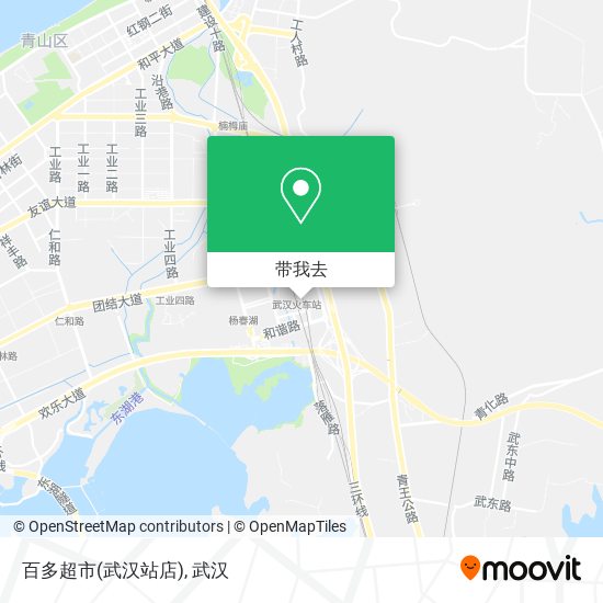 百多超市(武汉站店)地图