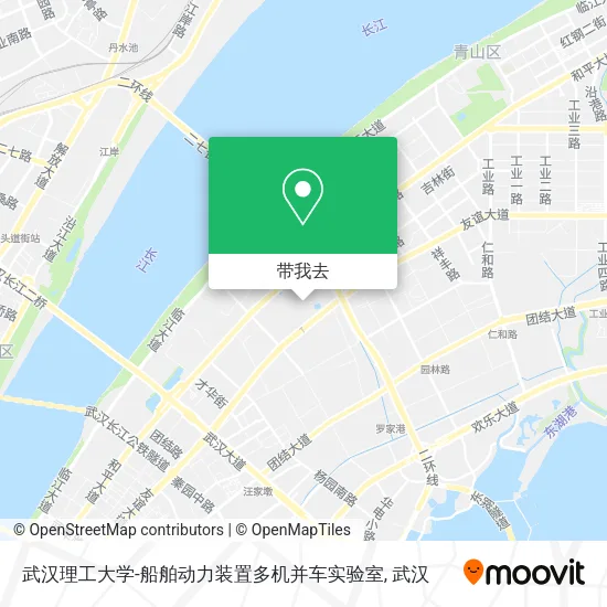 武汉理工大学-船舶动力装置多机并车实验室地图