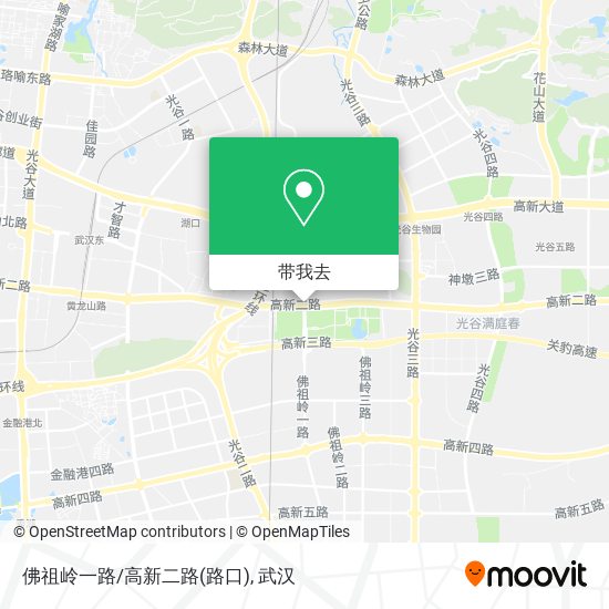 佛祖岭一路/高新二路(路口)地图