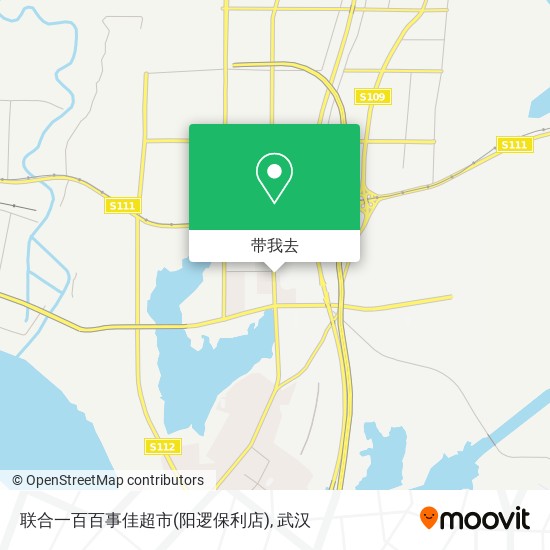 联合一百百事佳超市(阳逻保利店)地图