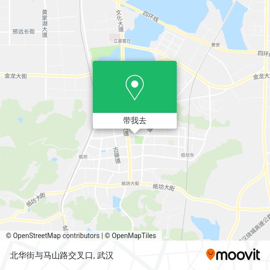北华街与马山路交叉口地图