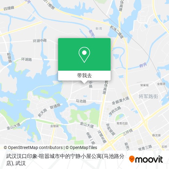 武汉汉口印象-喧嚣城市中的宁静小屋公寓(马池路分店)地图