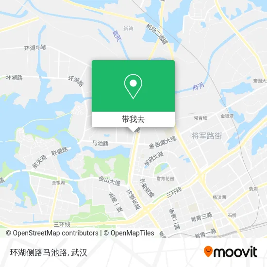 环湖侧路马池路地图