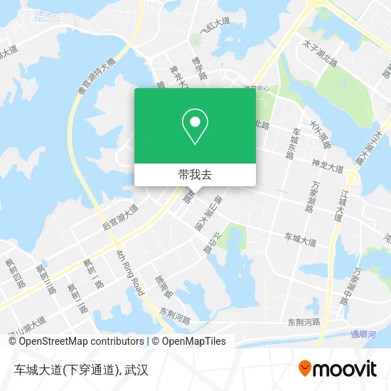 车城大道(下穿通道)地图