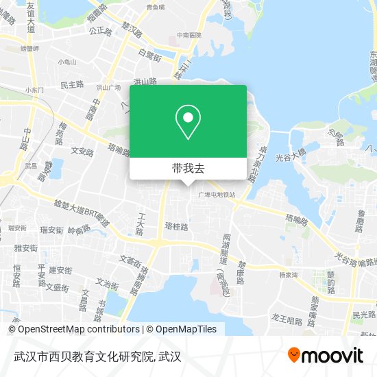 武汉市西贝教育文化研究院地图