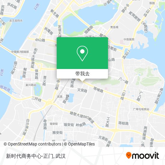 新时代商务中心-正门地图