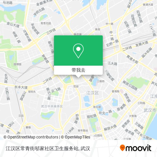 江汉区常青街邬家社区卫生服务站地图