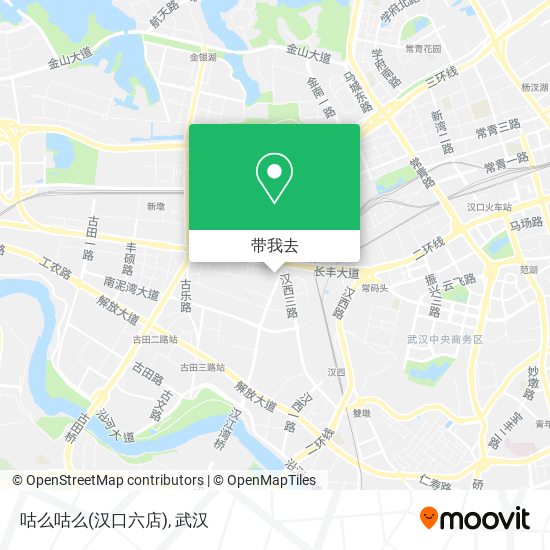 咕么咕么(汉口六店)地图