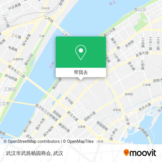 武汉市武昌杨园商会地图