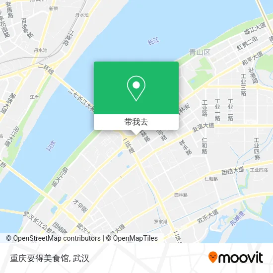 重庆要得美食馆地图