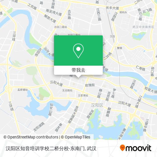 汉阳区知音培训学校二桥分校-东南门地图