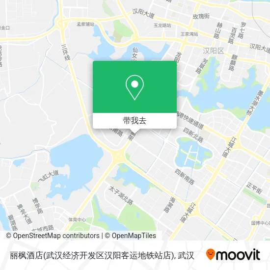 丽枫酒店(武汉经济开发区汉阳客运地铁站店)地图