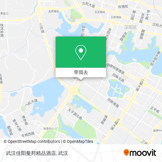 武汉佳阳曼邦精品酒店地图