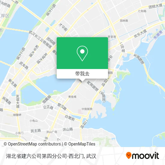 湖北省建六公司第四分公司-西北门地图