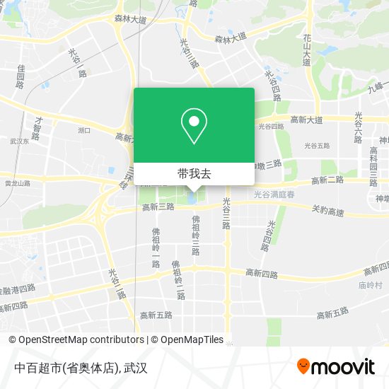 中百超市(省奥体店)地图