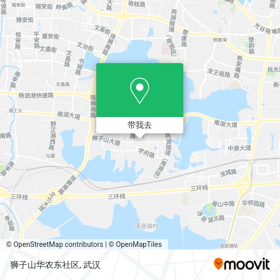狮子山华农东社区地图