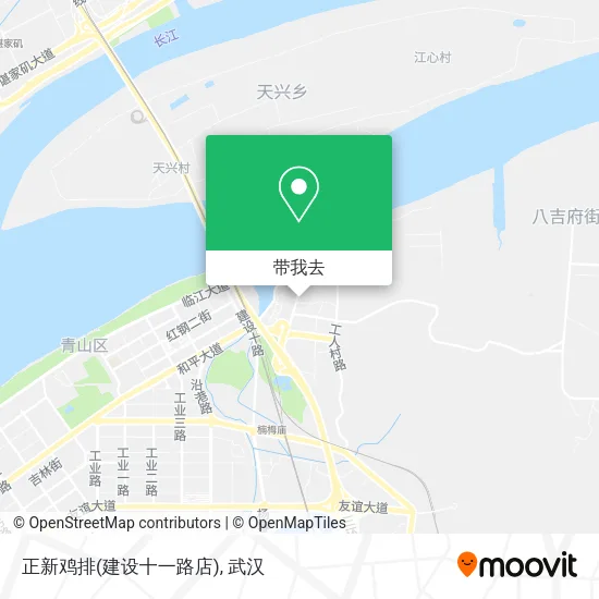 正新鸡排(建设十一路店)地图