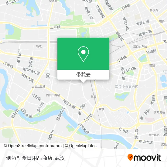 烟酒副食日用品商店地图
