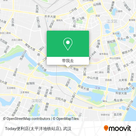 Today便利店(太平洋地铁站店)地图