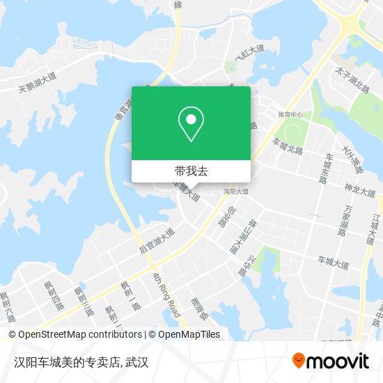 汉阳车城美的专卖店地图