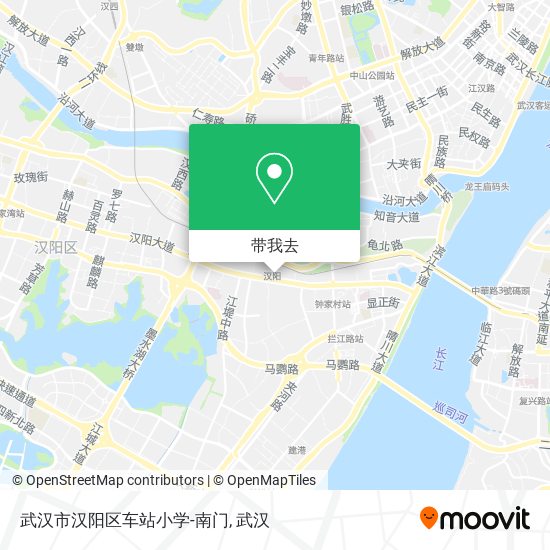 武汉市汉阳区车站小学-南门地图
