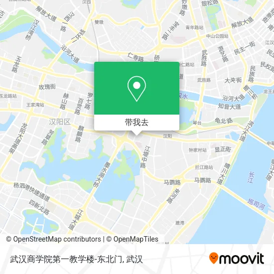 武汉商学院第一教学楼-东北门地图