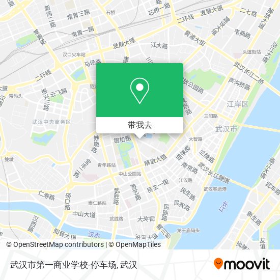 武汉市第一商业学校-停车场地图