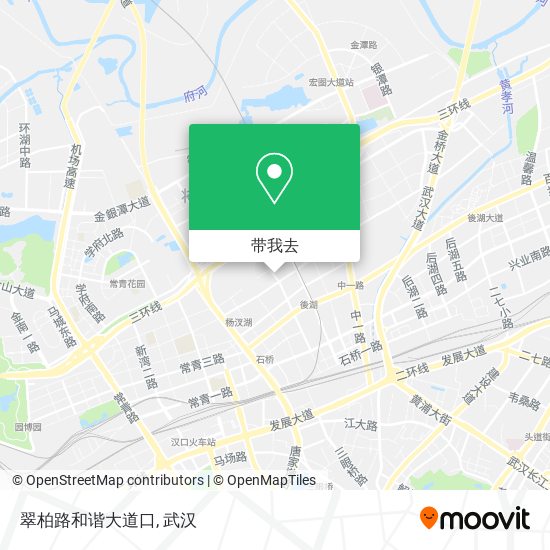 翠柏路和谐大道口地图