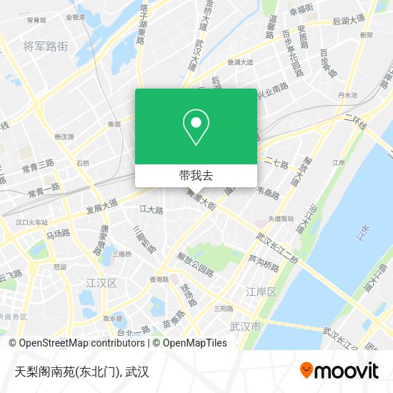 天梨阁南苑(东北门)地图