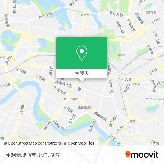 永利新城西苑-北门地图