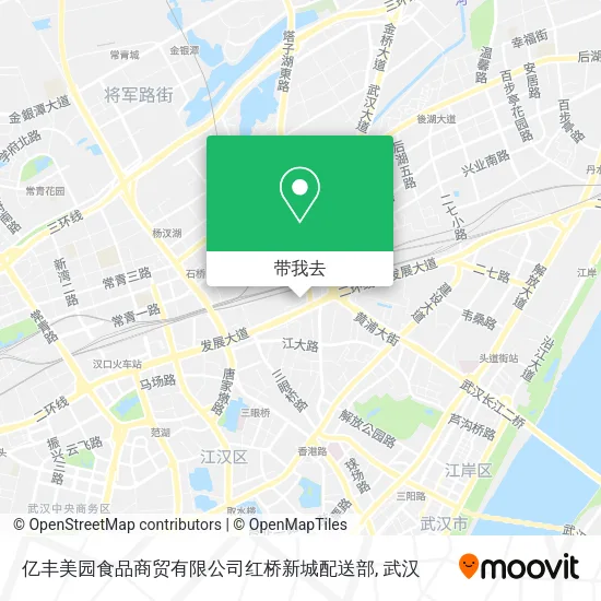 亿丰美园食品商贸有限公司红桥新城配送部地图
